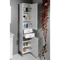 Aqualine ZOJA/KERAMIA FRESH skříňka vysoká 35x184x29cm, bílá 51220