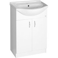 Aqualine SIMPLEX ECO 60 umyvadlová skříňka včetně umyvadla 58, 5x83, 5x30, 7cm SIME600