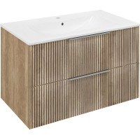 Sapho CIRASA umyvadlová skříňka 79, 8x52x46cm, dub alabama strip CR801-2322