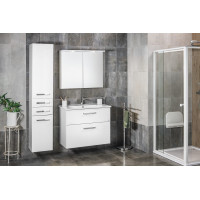 Aqualine VEGA skříňka vysoká 35x184x31cm, bílá VG185