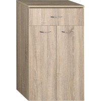 Aqualine ZOJA/KERAMIA FRESH skříňka spodní se zásuvkou 50x78x29cm, dub platin 50315