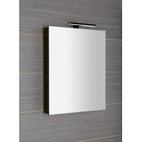 Sapho GRETA galerka s LED osvětlením, 60x70x14cm, černá mat GR065-0035