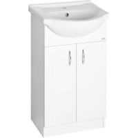 Aqualine SIMPLEX ECO 50 umyvadlová skříňka včetně umyvadla 47x83, 5x29cm SIME500