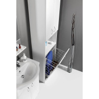 Aqualine SIMPLEX ECO vysoká skříňka s košem 50x180x30cm SIME510