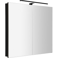 Sapho GRETA galerka s LED osvětlením, 81x70x14cm, černá mat GR085-0035