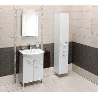 Aqualine ZOJA/KERAMIA FRESH skříňka vysoká 35x184x29cm, bílá 51220