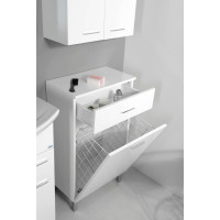 Aqualine ZOJA/KERAMIA FRESH skříňka spodní s košem 50x78x29cm, bílá 51310