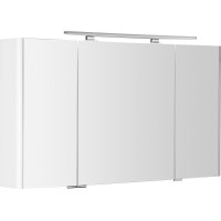 Sapho LUCIE galerka s LED osvětlením, 126x70x17cm, bílá LU125-0030