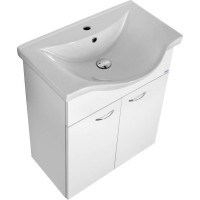 Aqualine KERAMIA FRESH umyvadlová skříňka 60, 6x74x34 cm, bílá 50063A