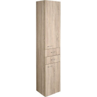 Aqualine ZOJA/KERAMIA FRESH skříňka vysoká 35x184x29cm, dub platin 51222