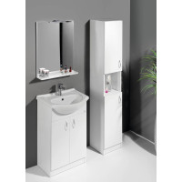 Aqualine SIMPLEX ECO 50 umyvadlová skříňka včetně umyvadla 47x83, 5x29cm SIME500