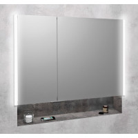 Sapho INTEGRA zápustná galerka s LED osvětlením, 85x70cm IN085