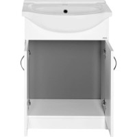 Aqualine SIMPLEX ECO 55 umyvadlová skříňka včetně umyvadla 53x83, 5x30, 7cm SIME550