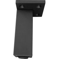 Aqualine Výškově stavitelná nožička výška 100-110mm, černá mat 0776R-B
