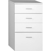 Aqualine ZOJA/KERAMIA FRESH skříňka spodní 50x78x29cm, bílá, zásuvková 50308