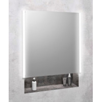 Sapho INTEGRA zápustná galerka s LED osvětlením, 65x70cm, levá/pravá IN065