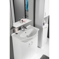 Aqualine SIMPLEX ECO 65 umyvadlová skříňka včetně umyvadla 63x83, 5x30, 7cm SIME650