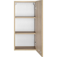 Aqualine ZOJA/KERAMIA FRESH horní skříňka 35x76x23cm, dub platin 50336