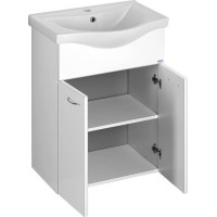 Aqualine KERAMIA FRESH umyvadlová skříňka 51, 1x74x34cm, bílá 50057