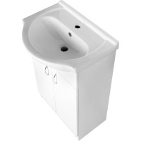 Aqualine SIMPLEX ECO 50 umyvadlová skříňka včetně umyvadla 47x83, 5x29cm SIME500
