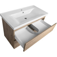 Aqualine ALTAIR umyvadlová skříňka 86, 5x60x45cm, dub emporio AI390