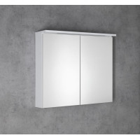 Aqualine KAWA STRIP galerka s LED osvětlením 80x70x22cm, bílá WGL80S