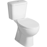 Aqualine MANUEL WC kombi, dvojtlačítko 3/6l, spodní odpad, bílá PS8814
