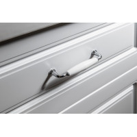 Aqualine FAVOLO vysoká skříňka košem 40x184x31cm, bílá mat FV180