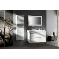 Sapho MEDIENA skříňka vysoká 40x140x20cm, 2x dvířka, levá/pravá, bílá mat/bílá mat MD450