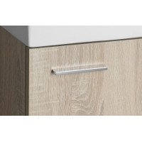 Aqualine ZOJA umyvadlová skříňka 39, 5x50x22cm, dub platin 51049DP