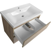 Aqualine ALTAIR umyvadlová skříňka 77, 5x60x45cm, dub emporio AI380