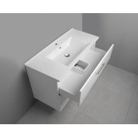 Aqualine VEGA umyvadlová skříňka 97x60x43, 6cm, 2x zásuvka, bílá VG103