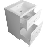 Aqualine FAVOLO umyvadlová skříňka 57x72, 5x44, 6cm, bílá mat FV260