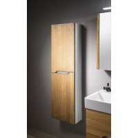 Sapho MEDIENA skříňka vysoká 35x140x30cm, 2x dvířka, levá/pravá, bílá mat/dub natural MD352