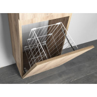 Aqualine ALTAIR vysoká skříňka s košem 40x184x31cm, pravá, dub emporio AI485R