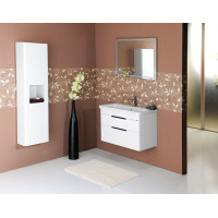 Sapho ELLA skříňka vysoká 40x140x20cm, 1x dvířka, levá/pravá, bílá EL400-3030