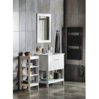 Aqualine ETIDE umyvadlová skříňka 71, 5x85x44 cm, bílá mat ET725