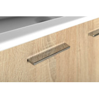 Aqualine ZOJA/KERAMIA FRESH umyvadlová skříňka 49x50x24, 5cm, dub platin 51047DP