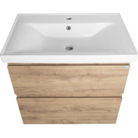 Aqualine ALTAIR umyvadlová skříňka 67x60x45cm, dub emporio AI370