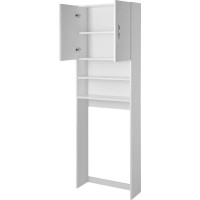 Aqualine SIMPLEX ECO skříňka za pračku 63x25x190cm, bílá SIME715