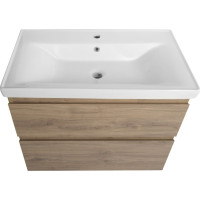 Aqualine ALTAIR umyvadlová skříňka 77, 5x60x45cm, dub emporio AI380