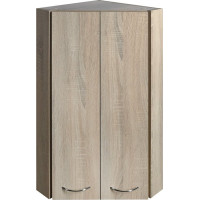 Aqualine ZOJA/KERAMIA FRESH horní skříňka rohová 35x76x35cm, dub platin 50333