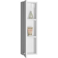 Aqualine ZOJA horní skříňka k zrcadlu Korin, 20x70x14cm, bílá 45462