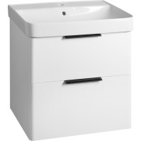 Aqualine DENEB umyvadlová skříňka 56, 5x55x43, 5cm, bílá mat DN260