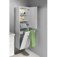 Aqualine FAVOLO vysoká skříňka košem 40x150x31cm, bílá mat FV160
