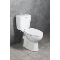 Aqualine JOSE WC kombi, dvojtlačítko 3/6l, zadní odpad, bílá PS8812