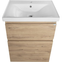 Aqualine ALTAIR umyvadlová skříňka 57x72, 5x45cm, dub emporio AI360