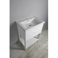 Aqualine ETIDE umyvadlová skříňka 61, 5x85x44 cm, bílá mat ET615