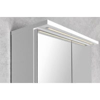 Aqualine KAWA STRIP galerka s LED osvětlením 60x70x22cm, bílá WGL60S