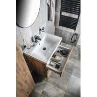 Aqualine ALTAIR umyvadlová skříňka 67x60x45cm, dub emporio AI370